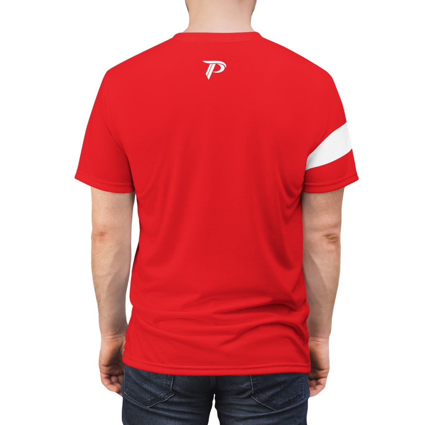 Men’s Sports Tee Red/White