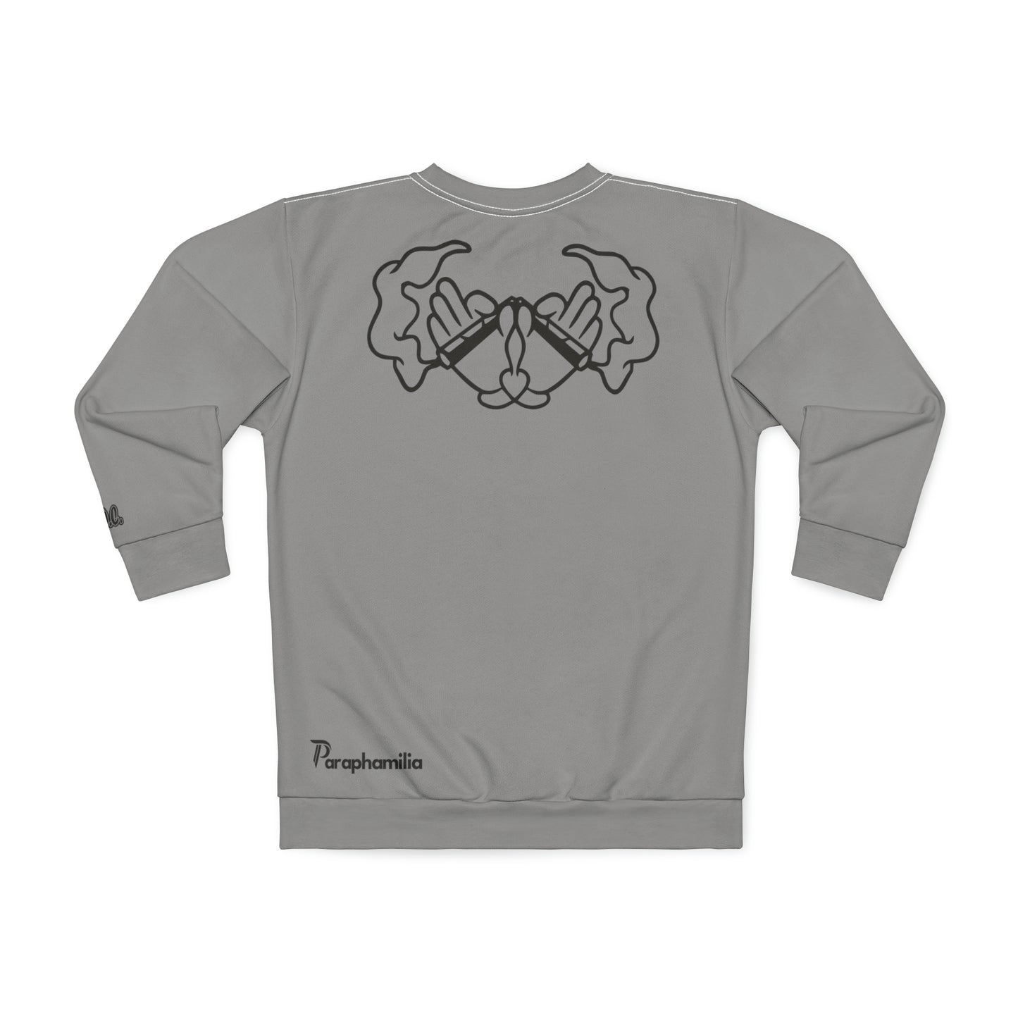 Men's Sweatshirt - Smoke Out Collection - Gray/Black