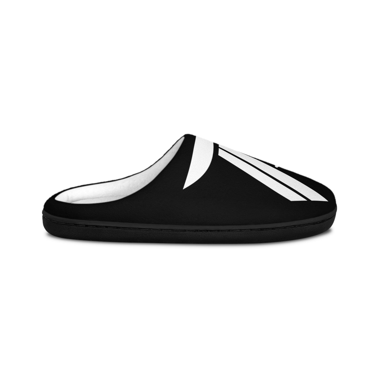 Men's Indoor Slippers - Smoke Out Edition Black/White