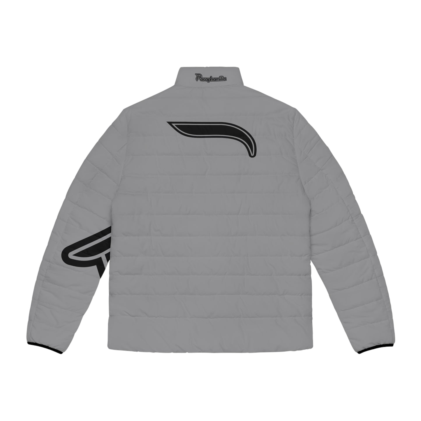 Men's Puffer Jacket - Gray/Black