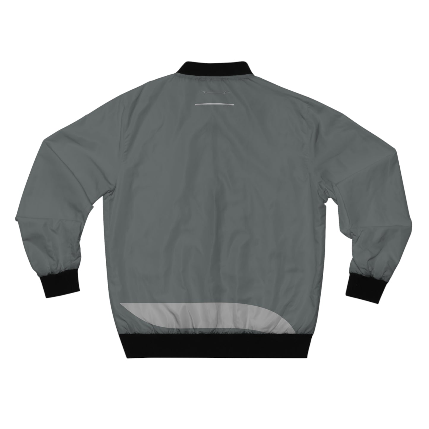 Men's Bomber Jacket - Gray/Light Gray