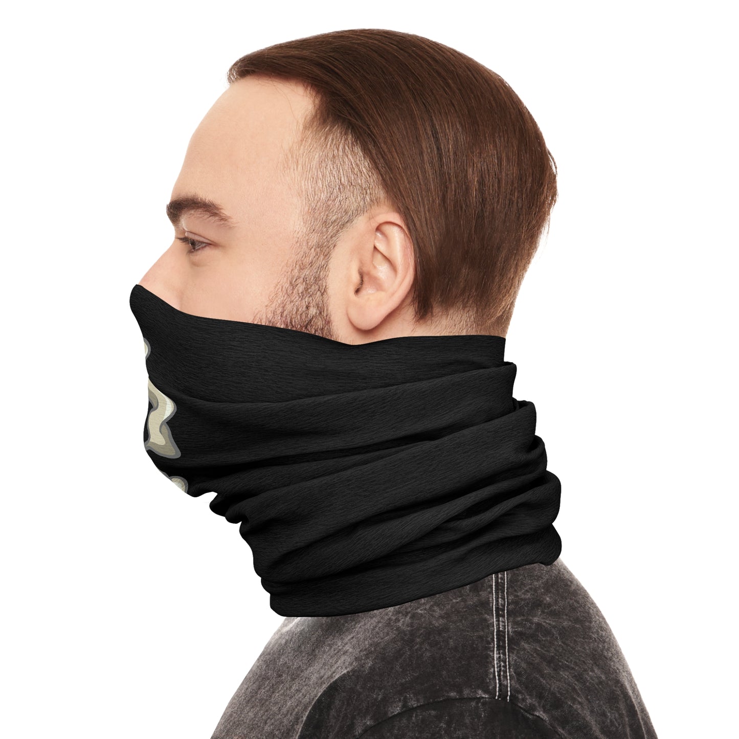 Tube Scarf Smoke Out Edition = Black/White/Gray