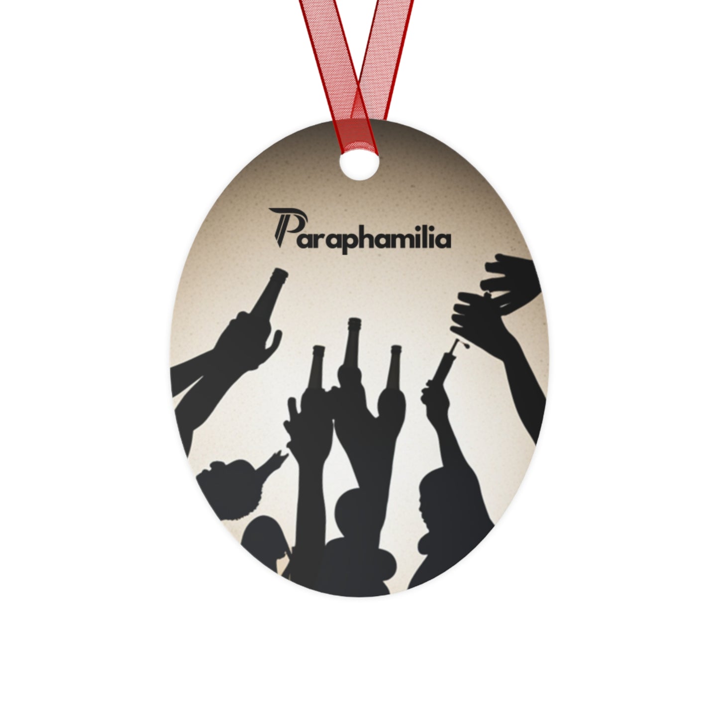 Holiday Paraphamilia (for the family) Metal Ornaments