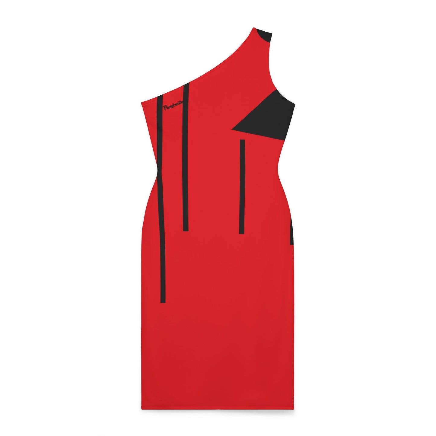 Shoulder Dress - Red