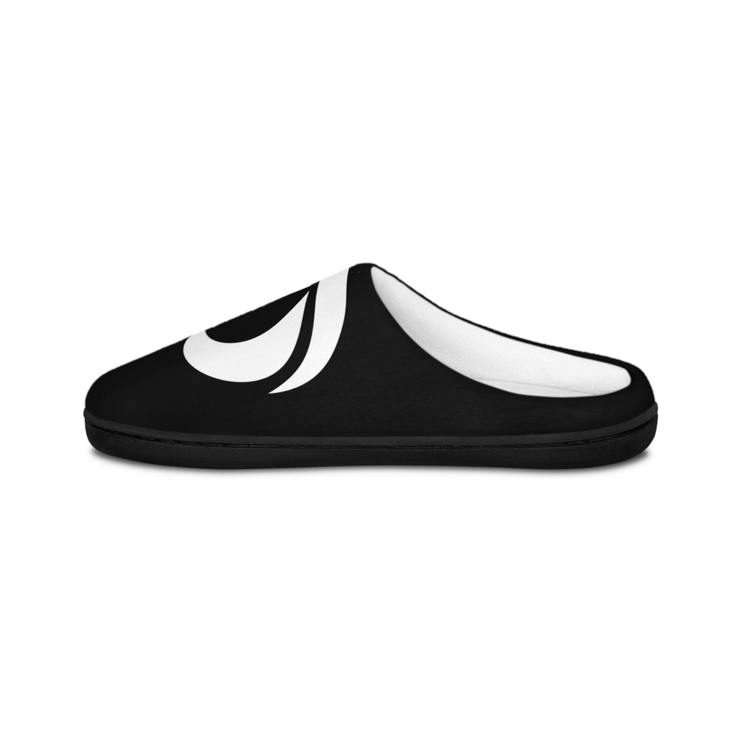 Men's Indoor Slippers - Smoke Out Edition Black/White