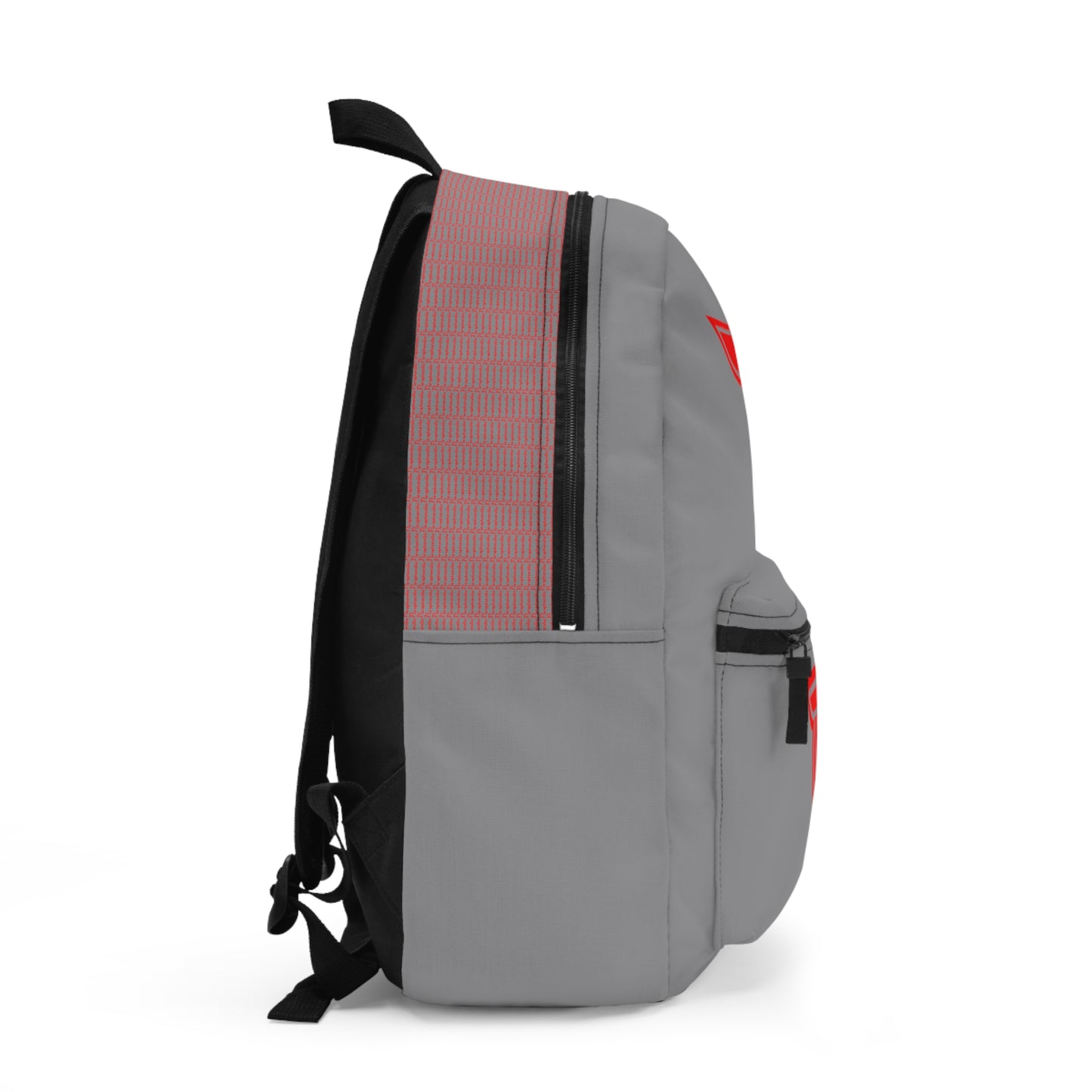 Backpack - Gray/Red