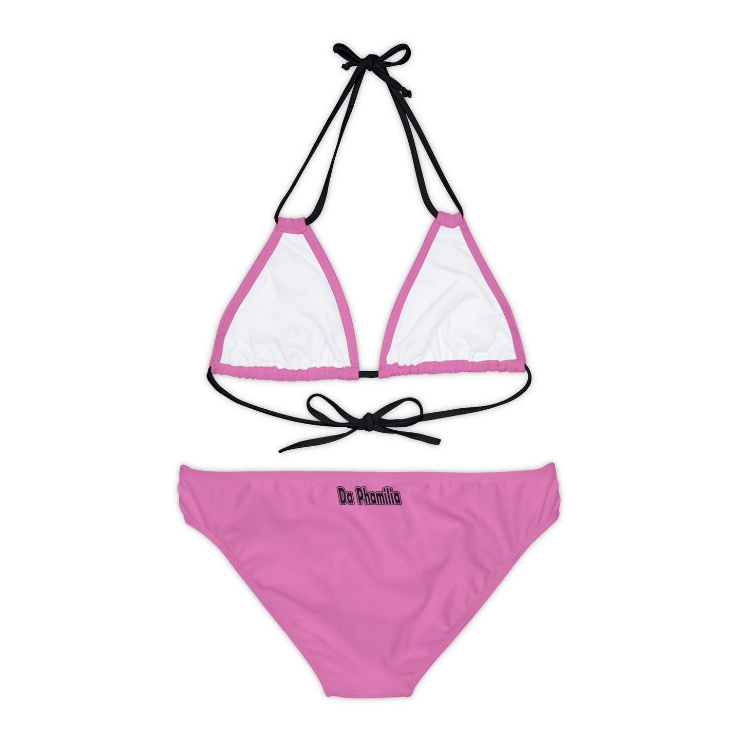 Strappy Bikini Set - Pink