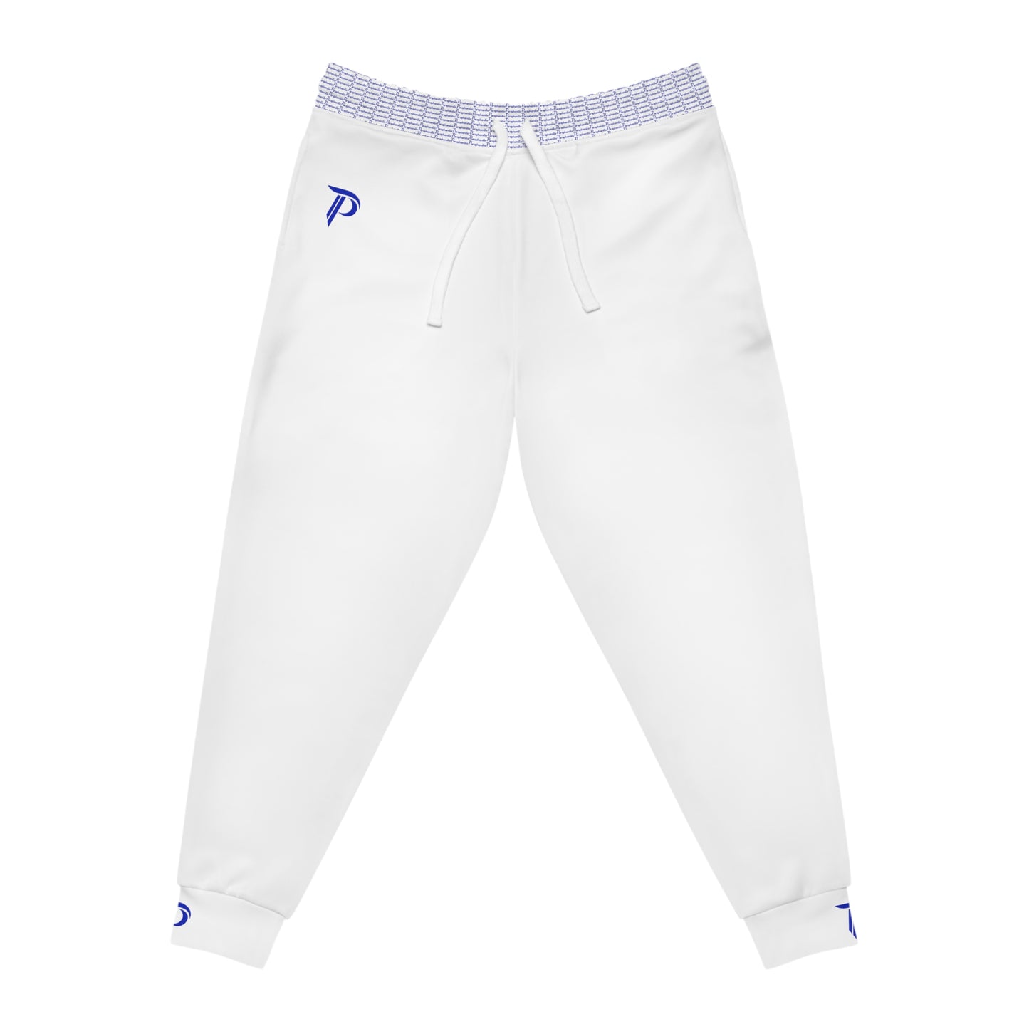 Athletic Joggers - White/Royal Blue