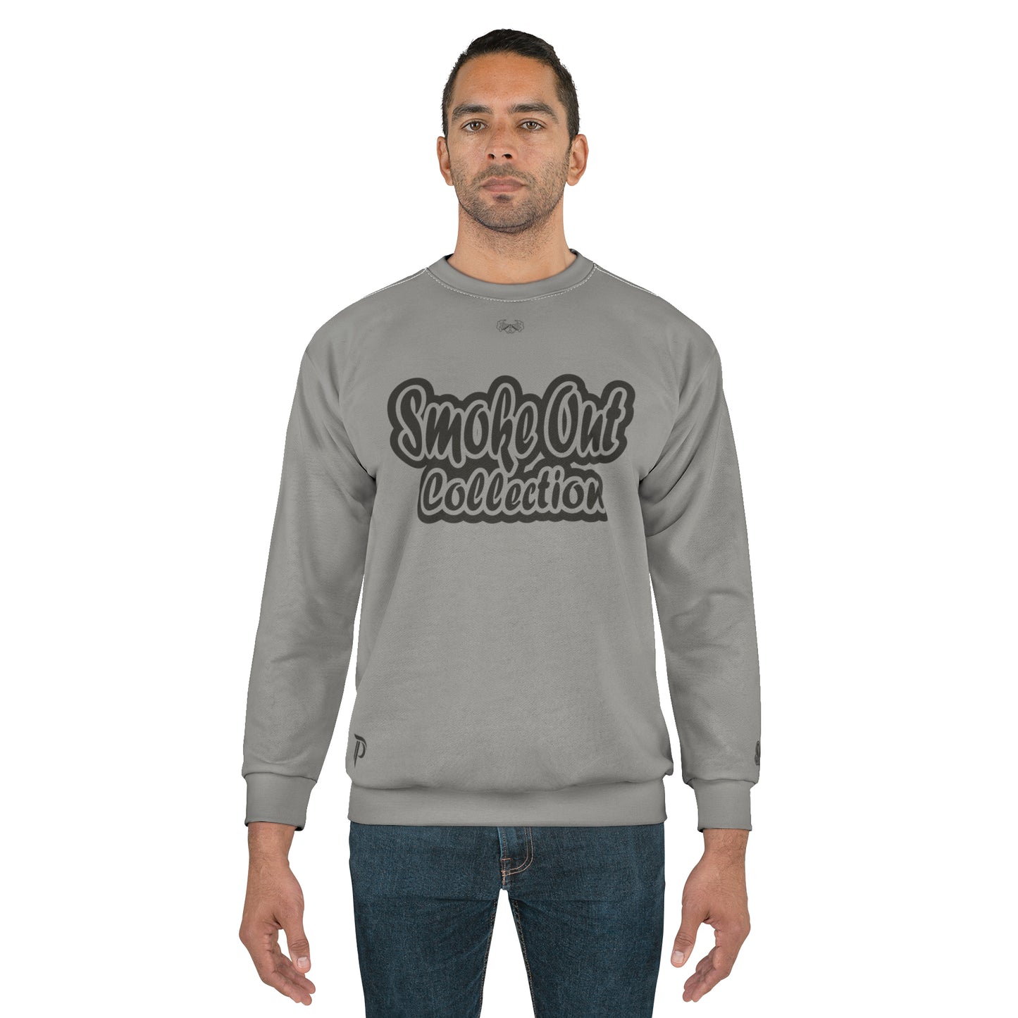 Men's Sweatshirt - Smoke Out Collection - Gray/Black