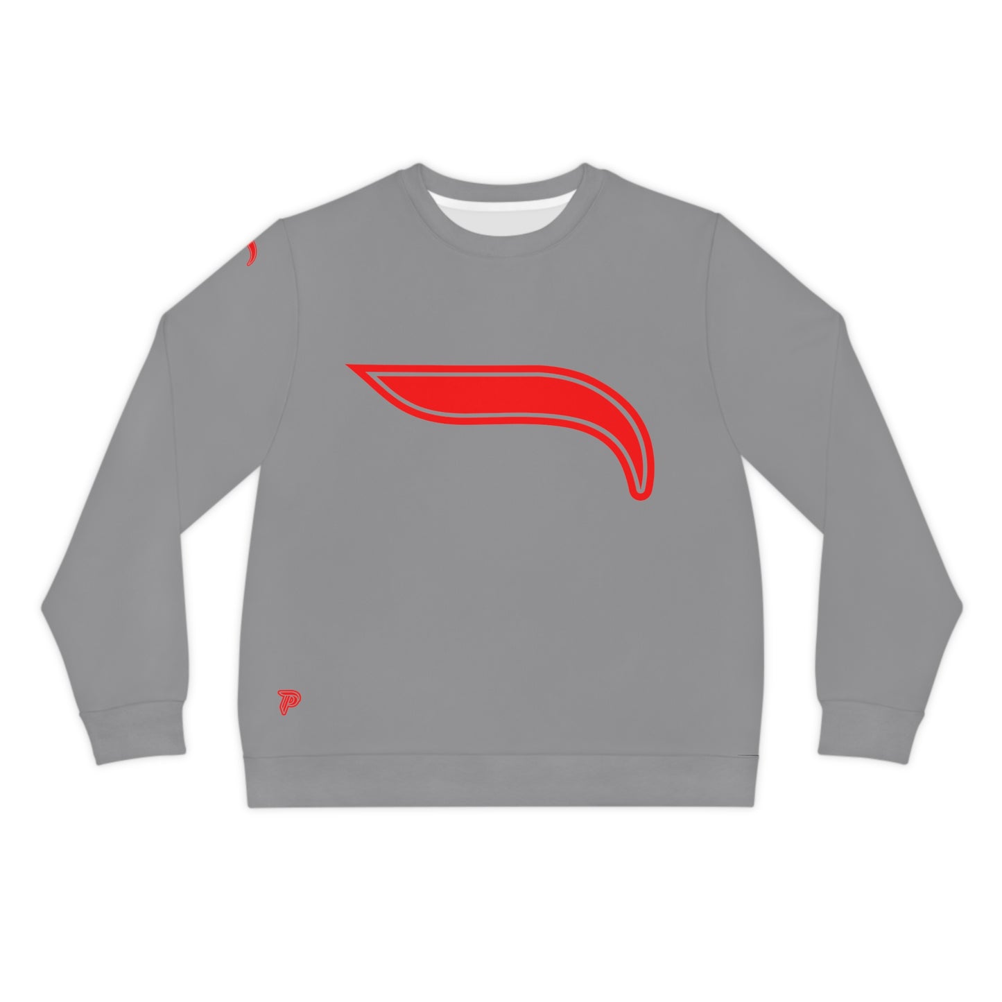 Lightweight Sweatshirt - Gray/Red