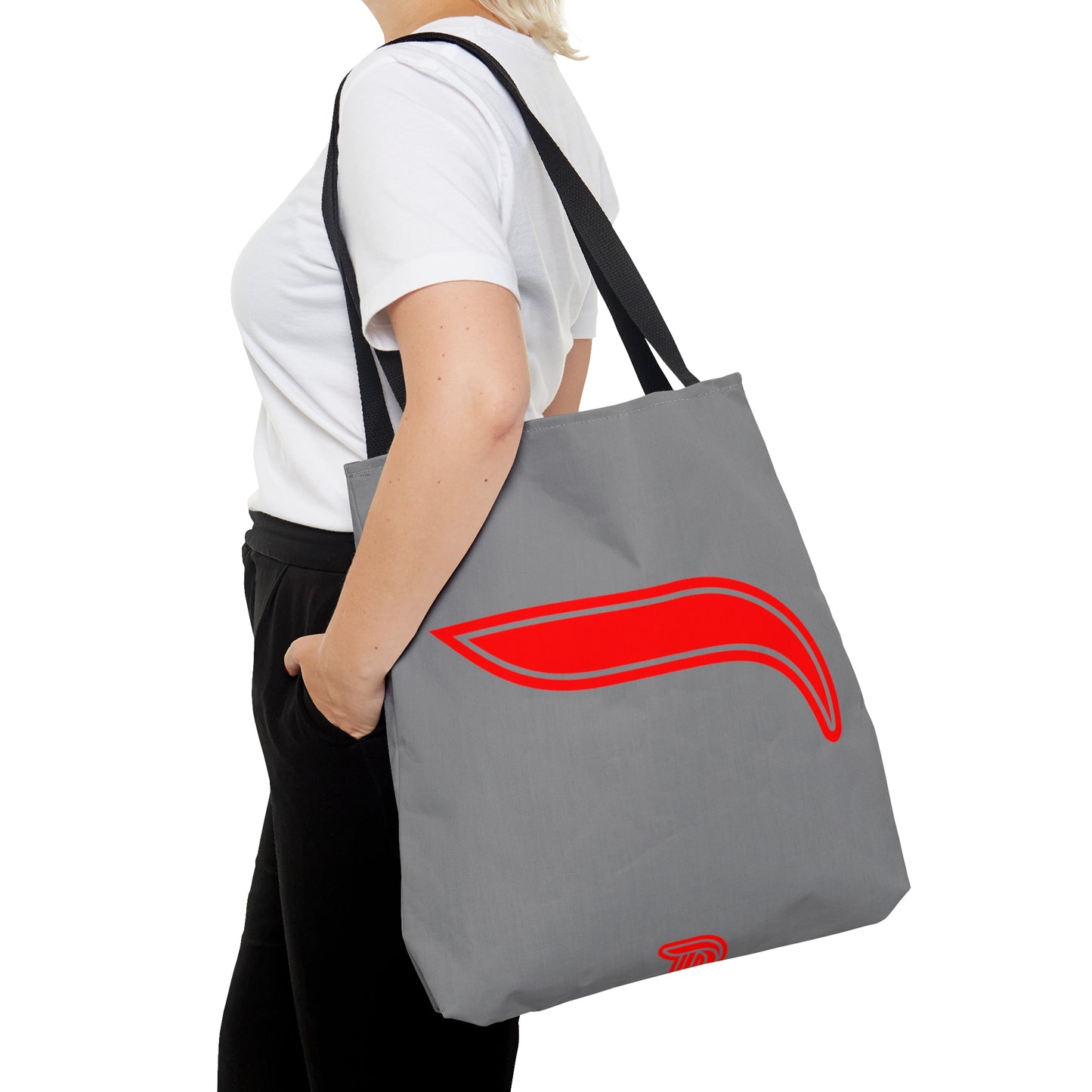 Tote Bag - Gray/Red