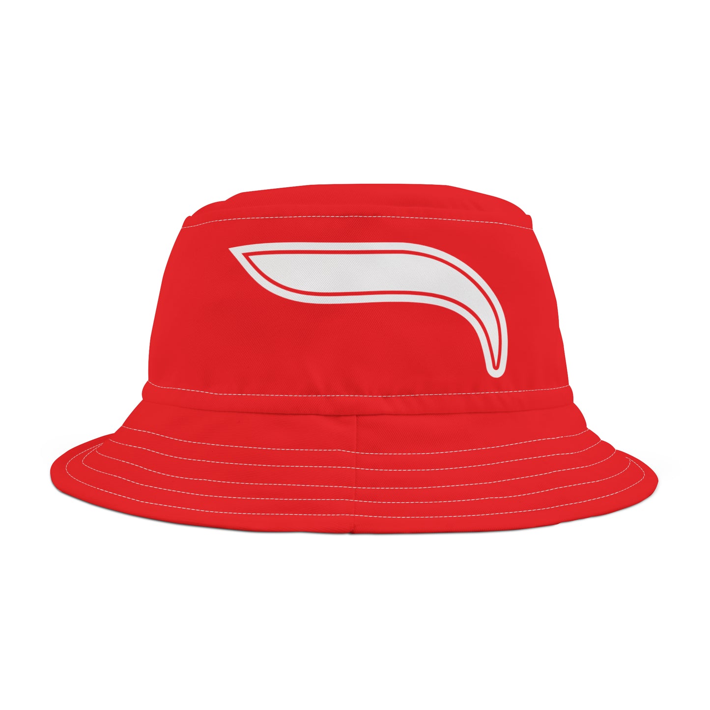 Bucket Hat - Red/White