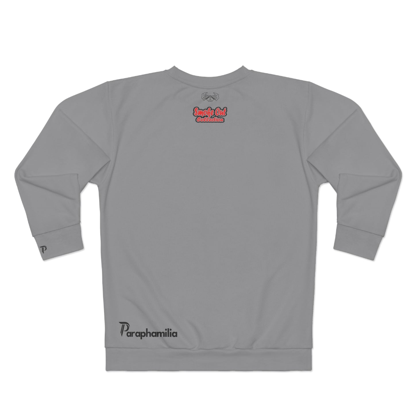 Men's Sweatshirt - Smoke Out Collection - Gray/Red