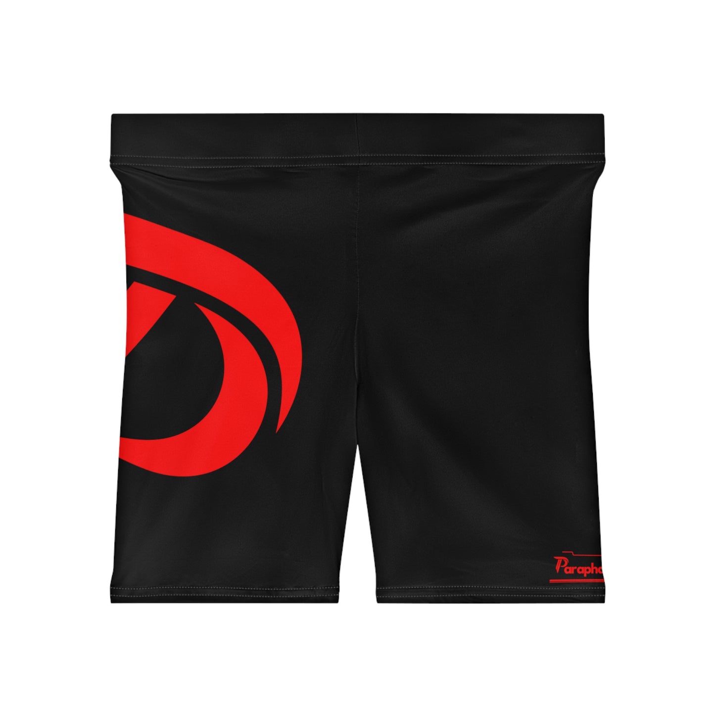 Women's Biker Shorts - Black / Red