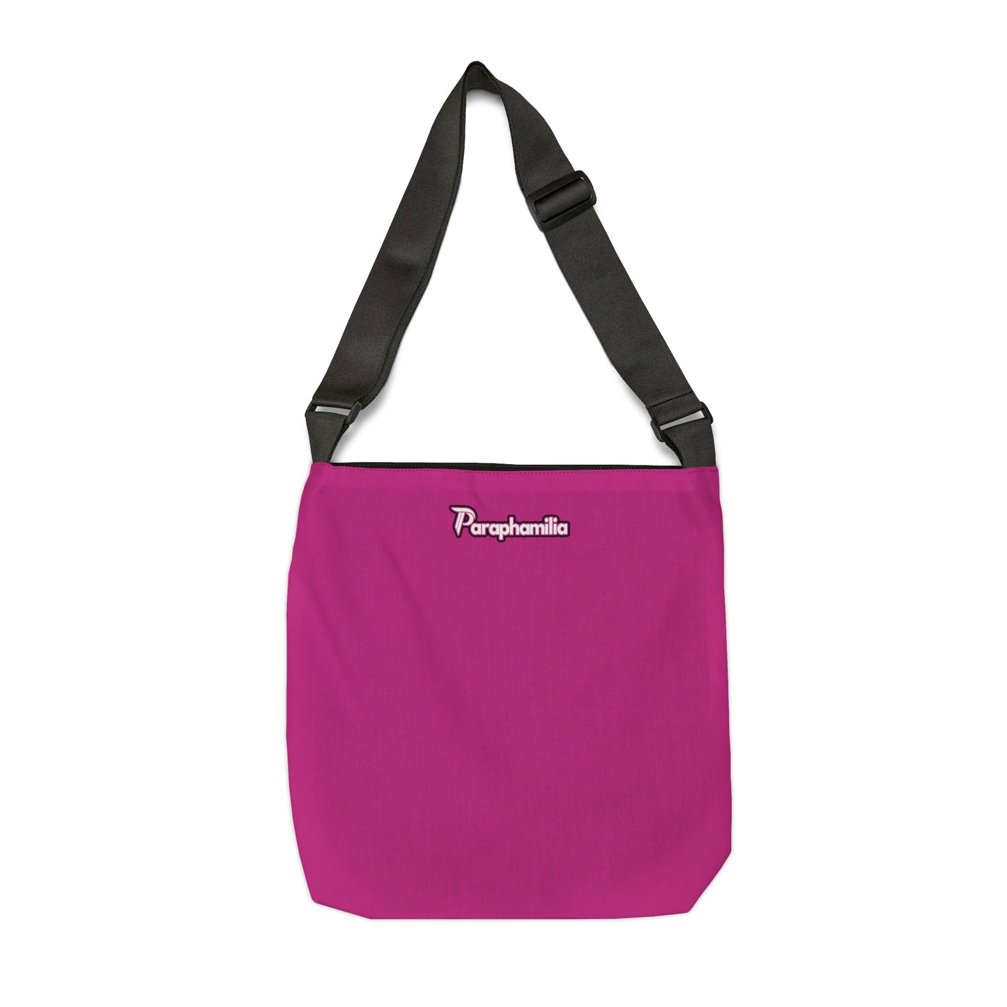 Adjustable Tote Bag - Pink/White