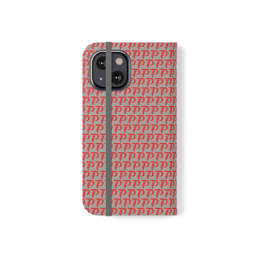 Phone Flip Case (card holder insert) - P print