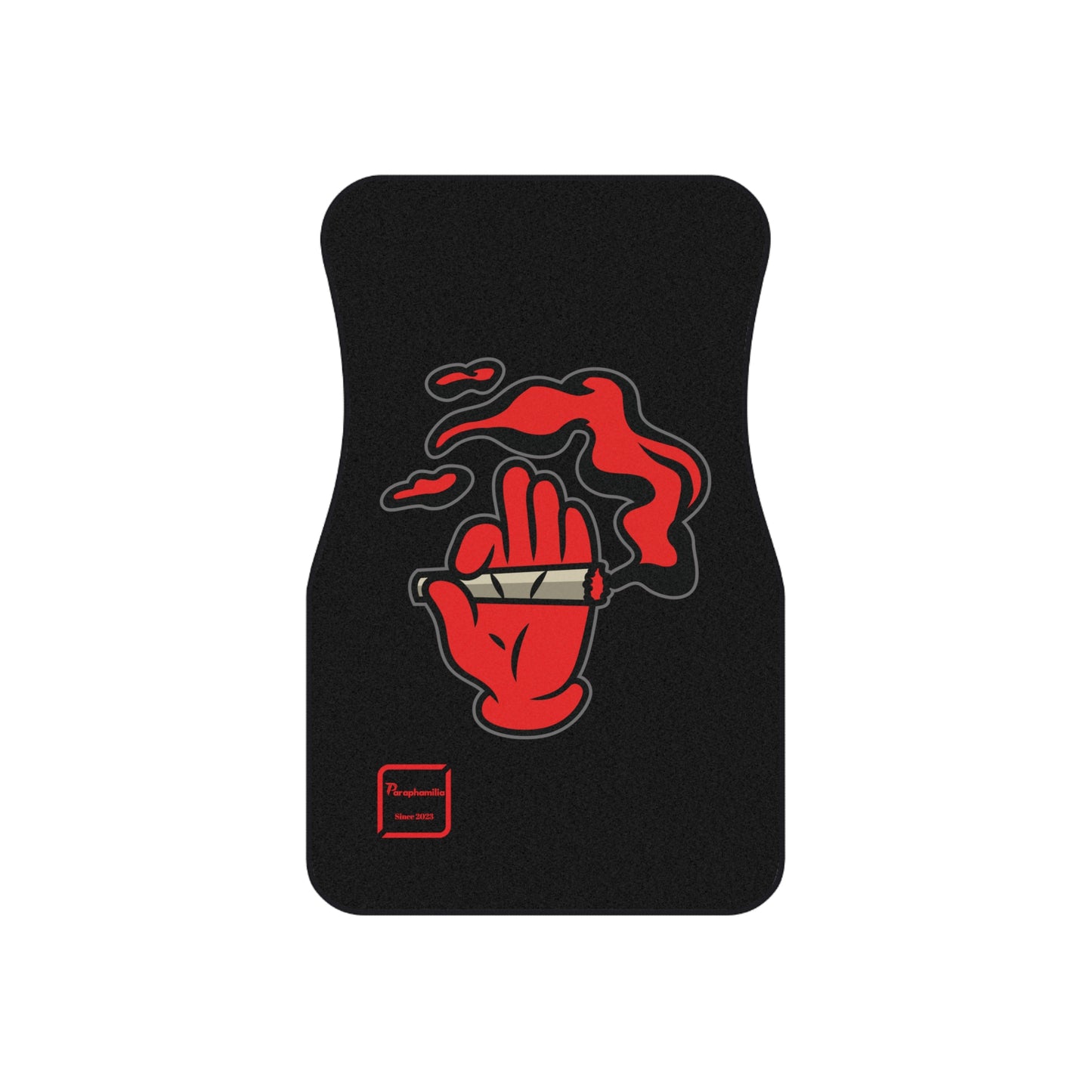 Car Mats (Set of 4) Smoke Out Edition - Red/Black