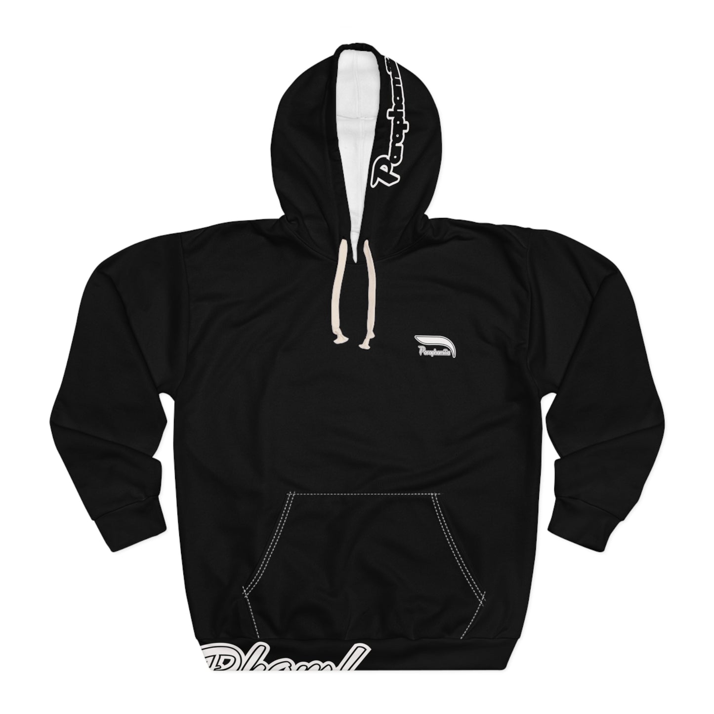 Pullover Hoodie - Black/White