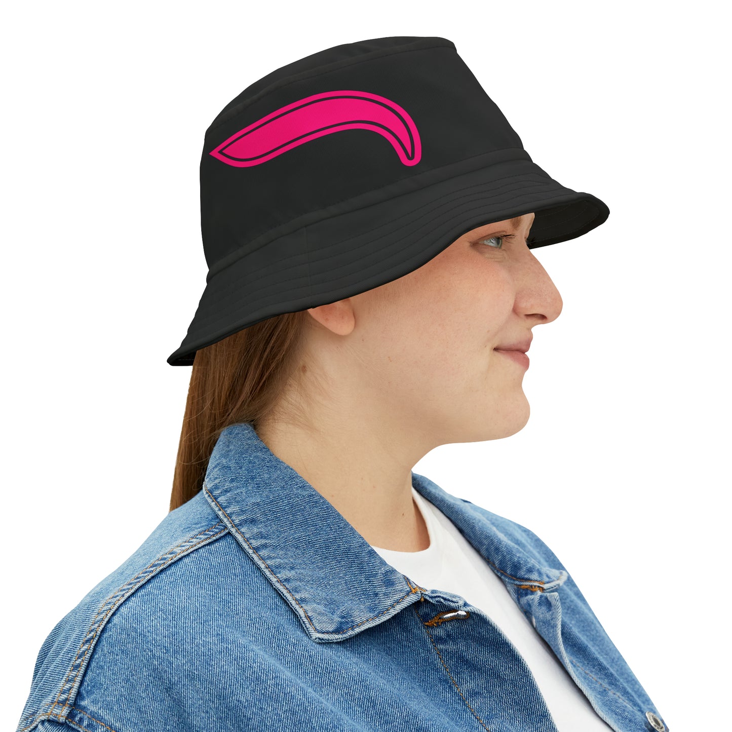 Bucket Hat - Black/Pink