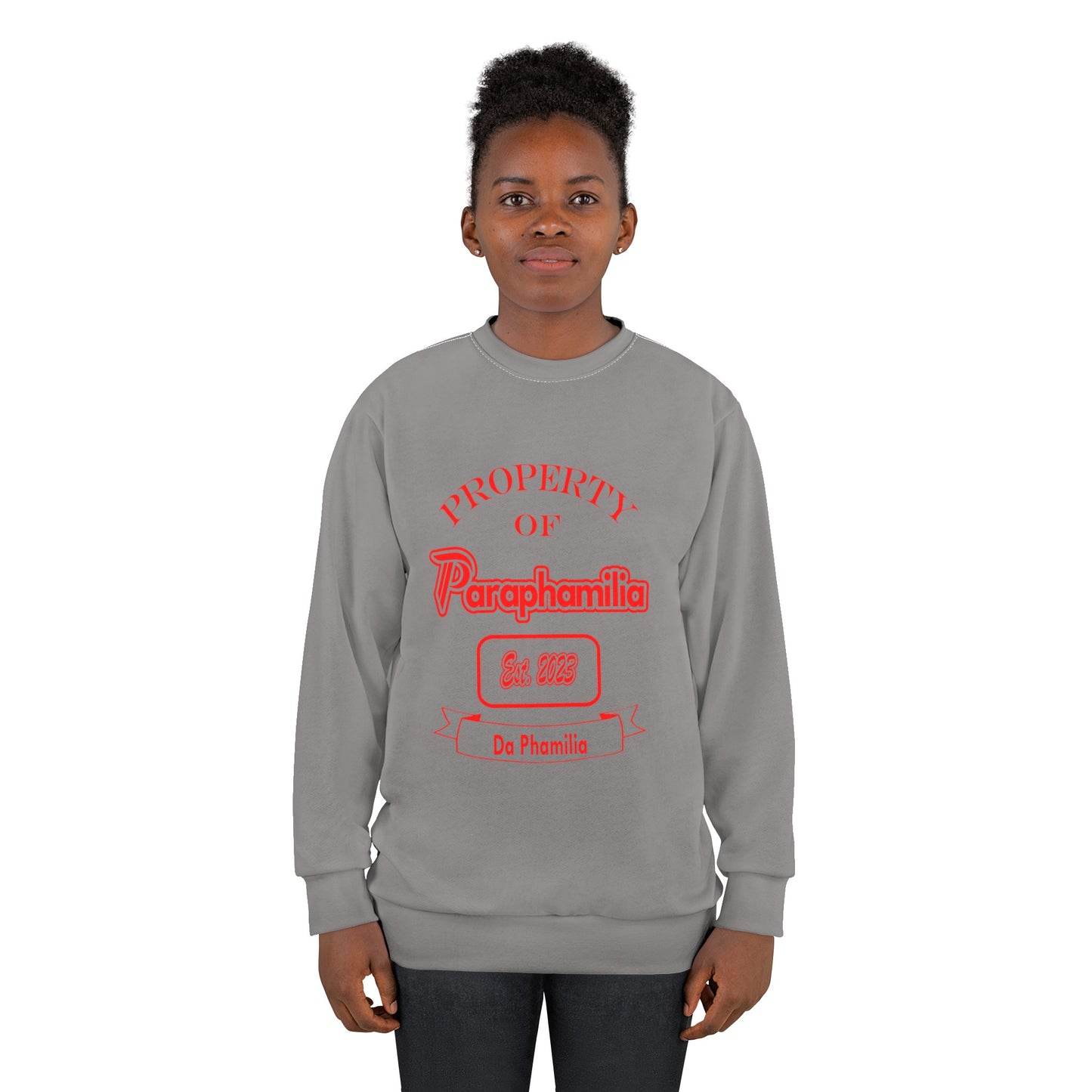 Property Sweatshirt - Gray/Red