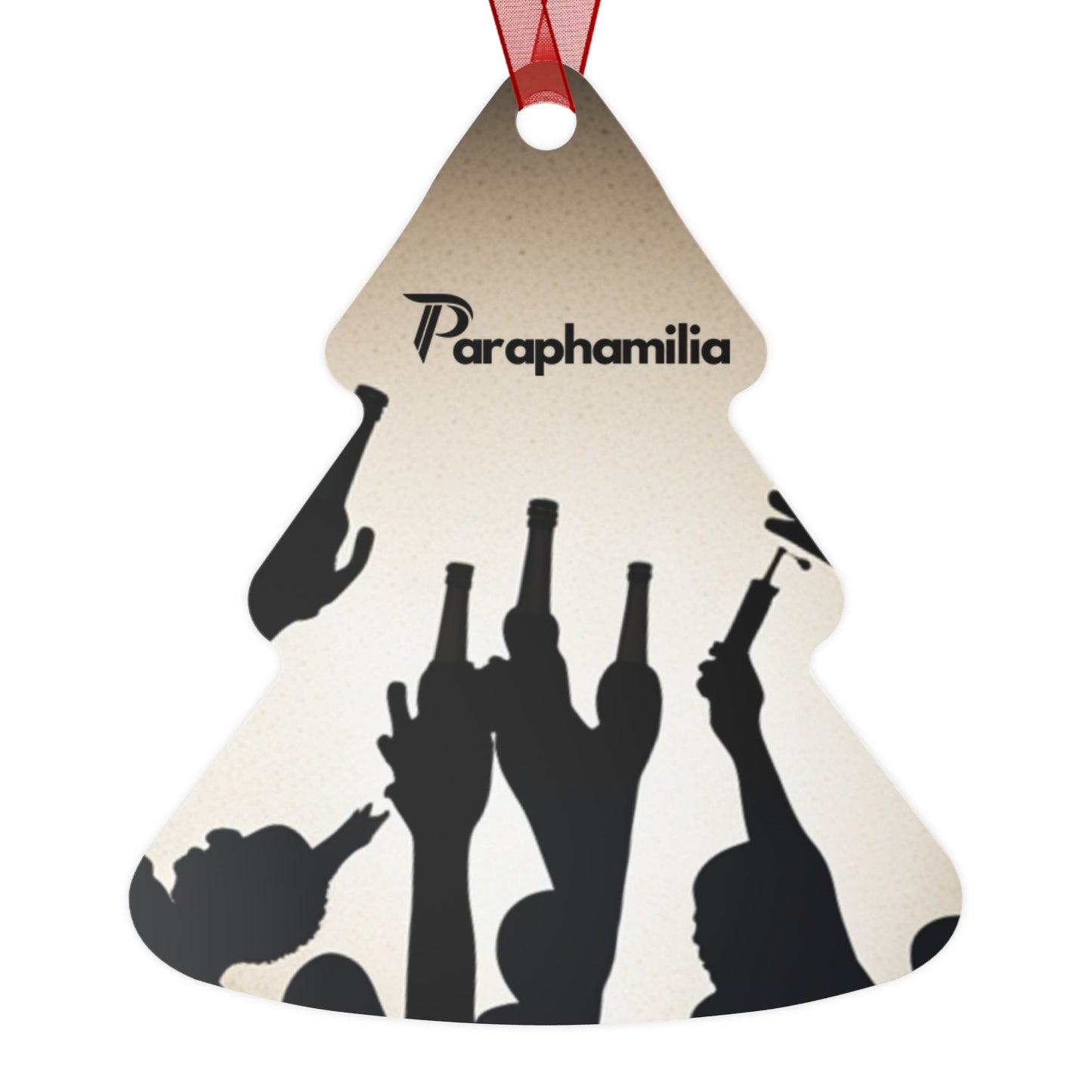 Holiday Paraphamilia (for the family) Metal Ornaments