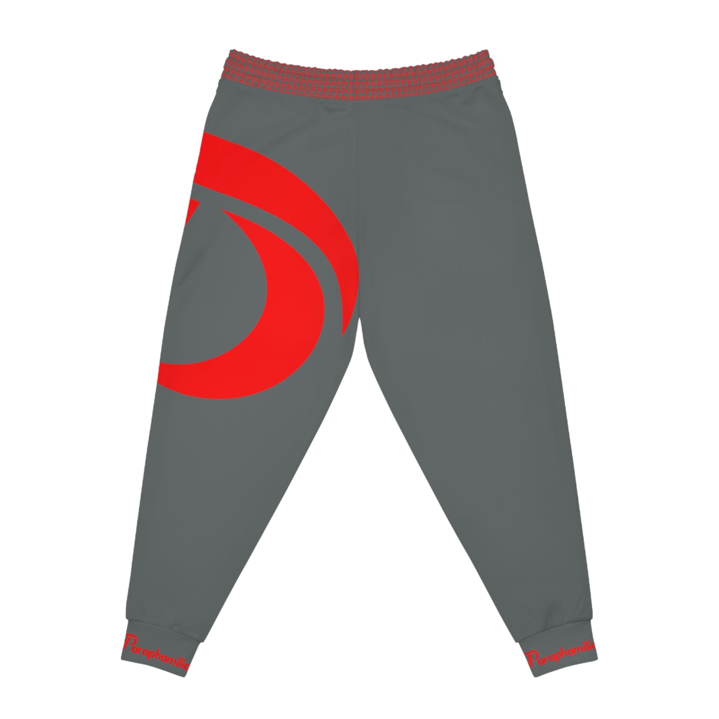 Men's/Women's Athletic Joggers - Gray/Red