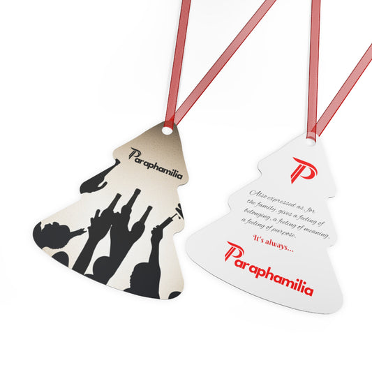 Holiday Paraphamilia (for the family) Metal Ornaments