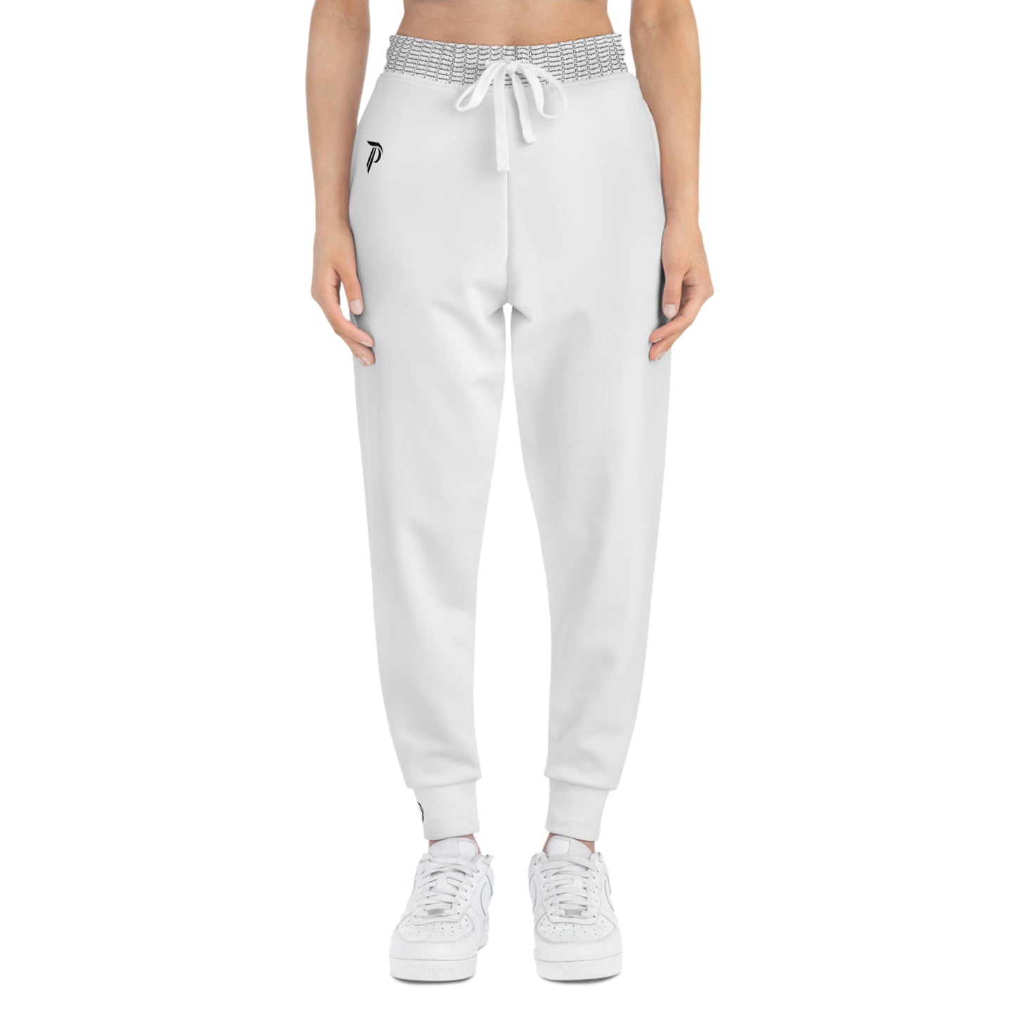 Athletic Joggers - White/Black