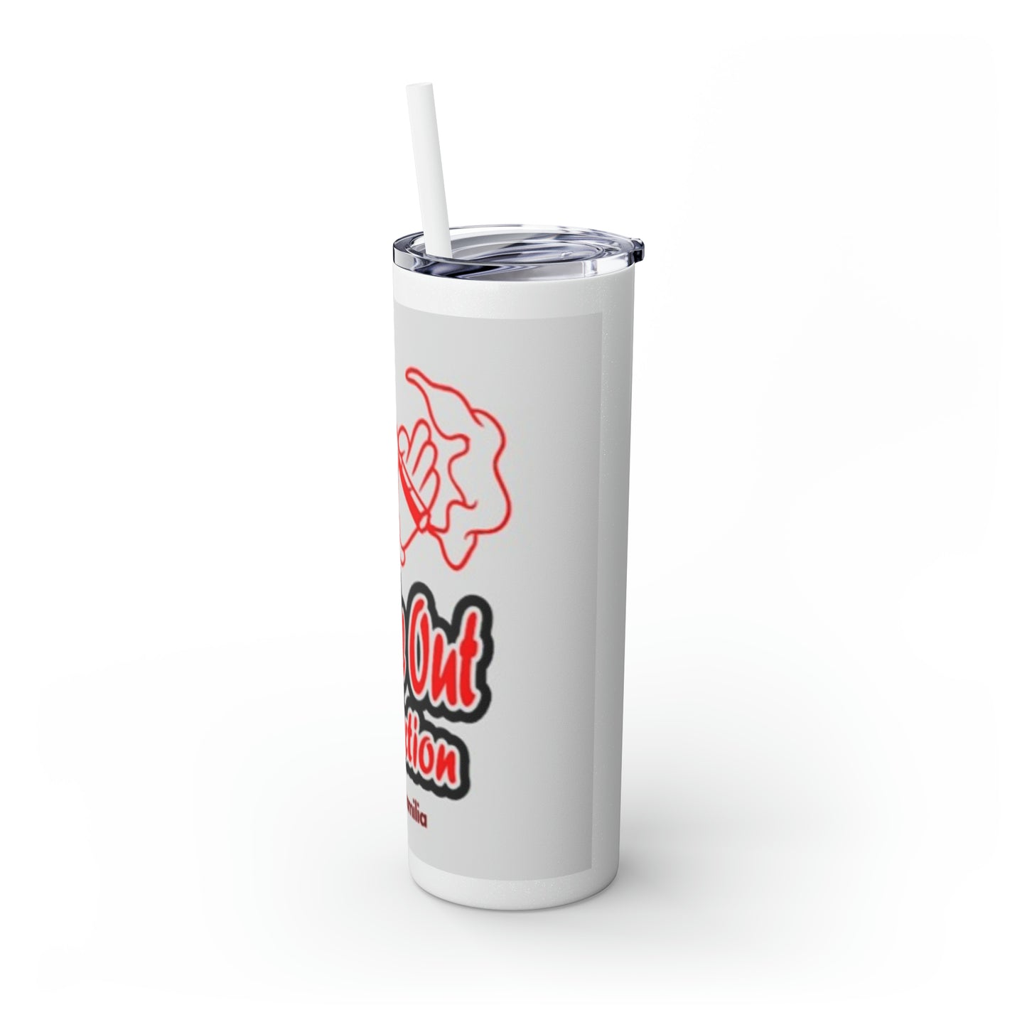 Skinny Tumbler with Straw, 20oz - Multiple Colors Available