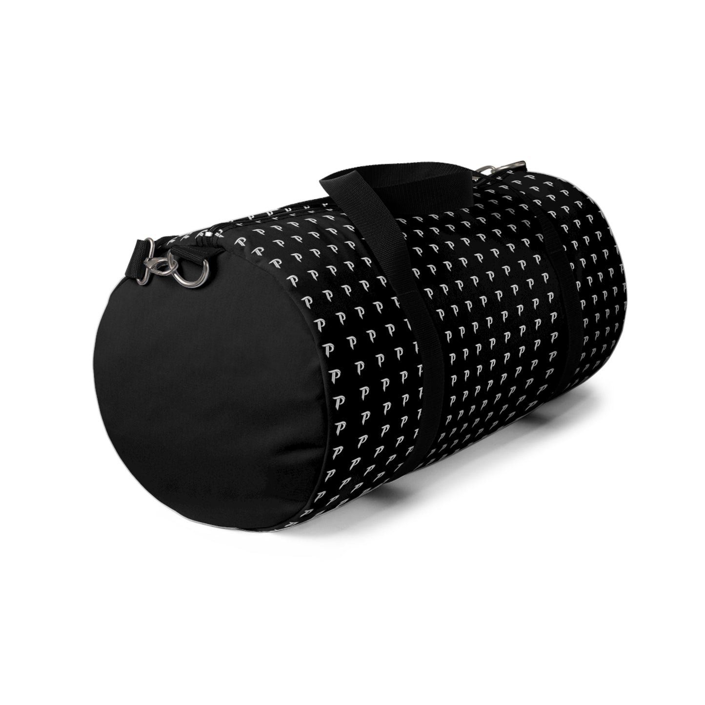 P print Duffel bag - Gray/Black