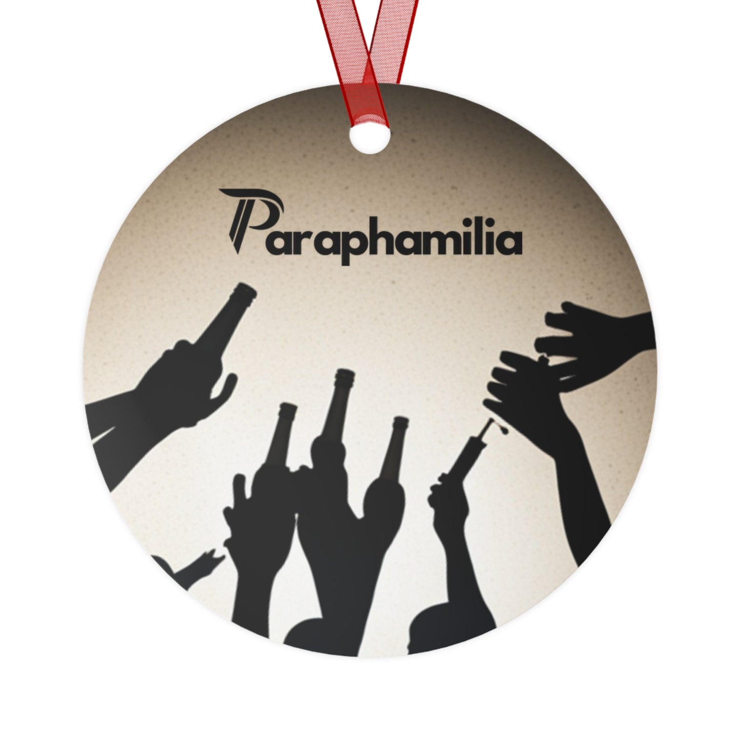 Holiday Paraphamilia (for the family) Metal Ornaments