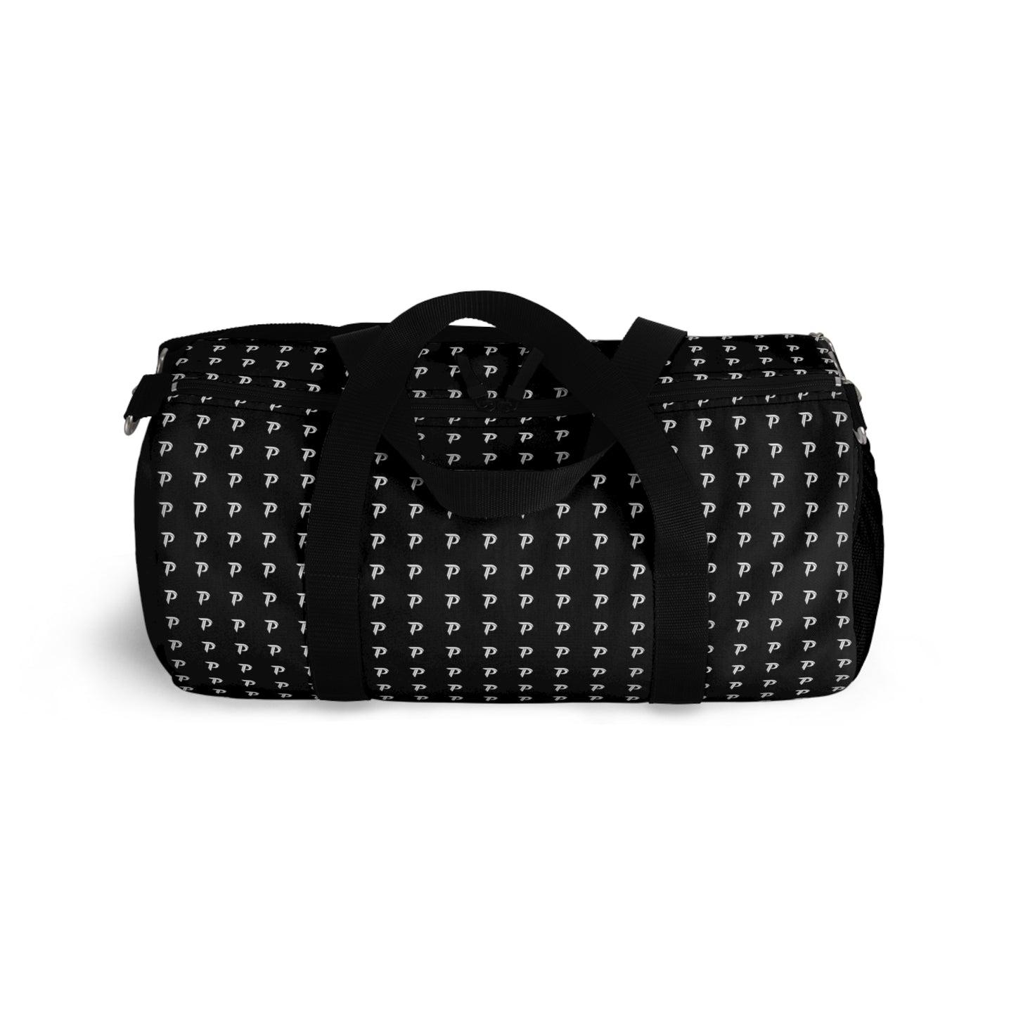 P print Duffel bag - Gray/Black