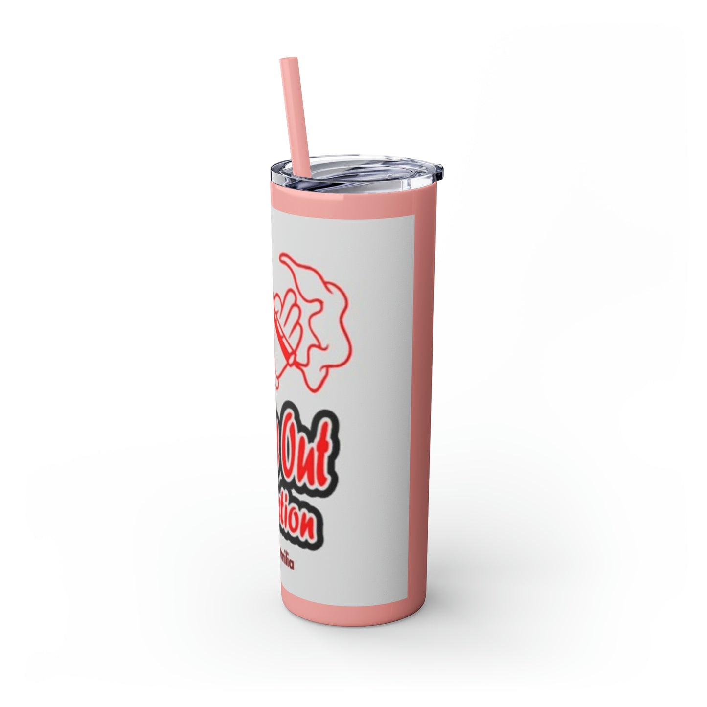 Skinny Tumbler with Straw, 20oz - Multiple Colors Available