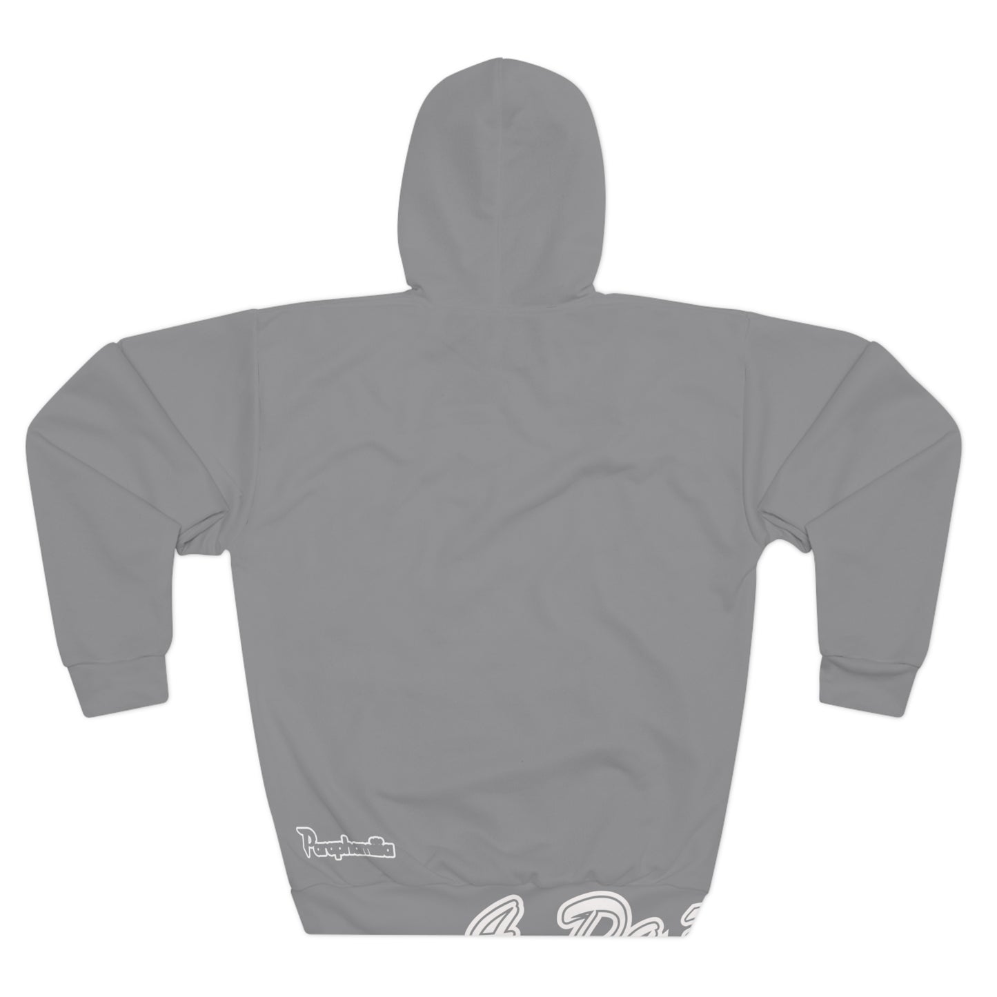 Pullover Hoodie - Gray / White