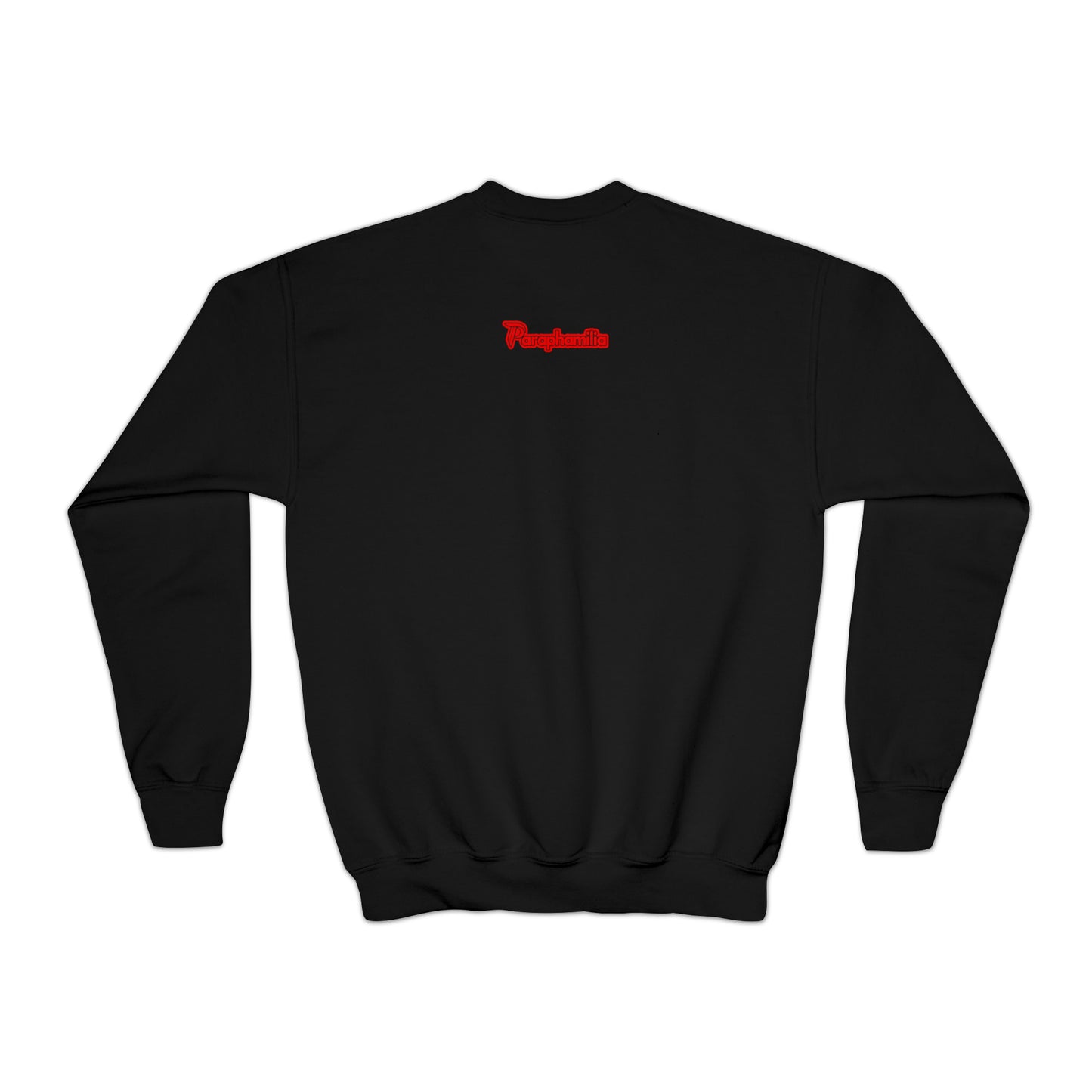 Youth Crewneck Sweatshirt - Black/Red