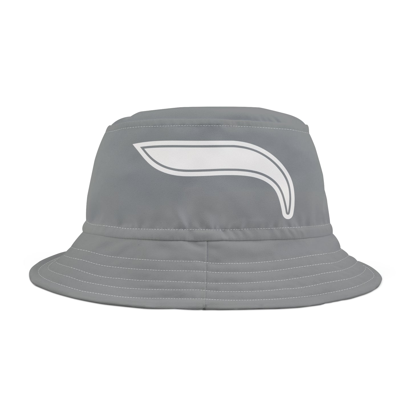 Bucket Hat - Gray/White