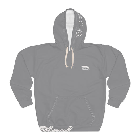 Pullover Hoodie - Gray/White