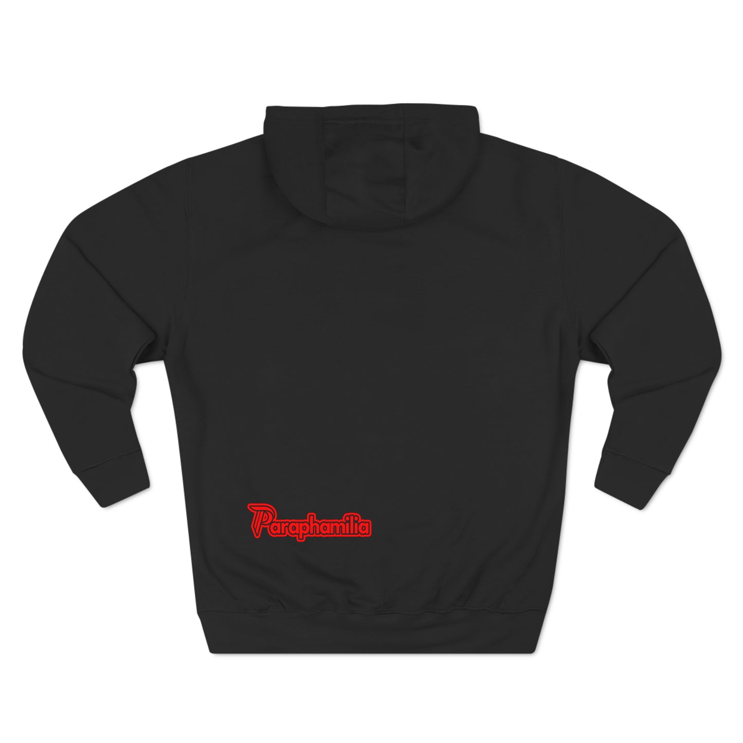 Fleece Hoodie - Black/Red