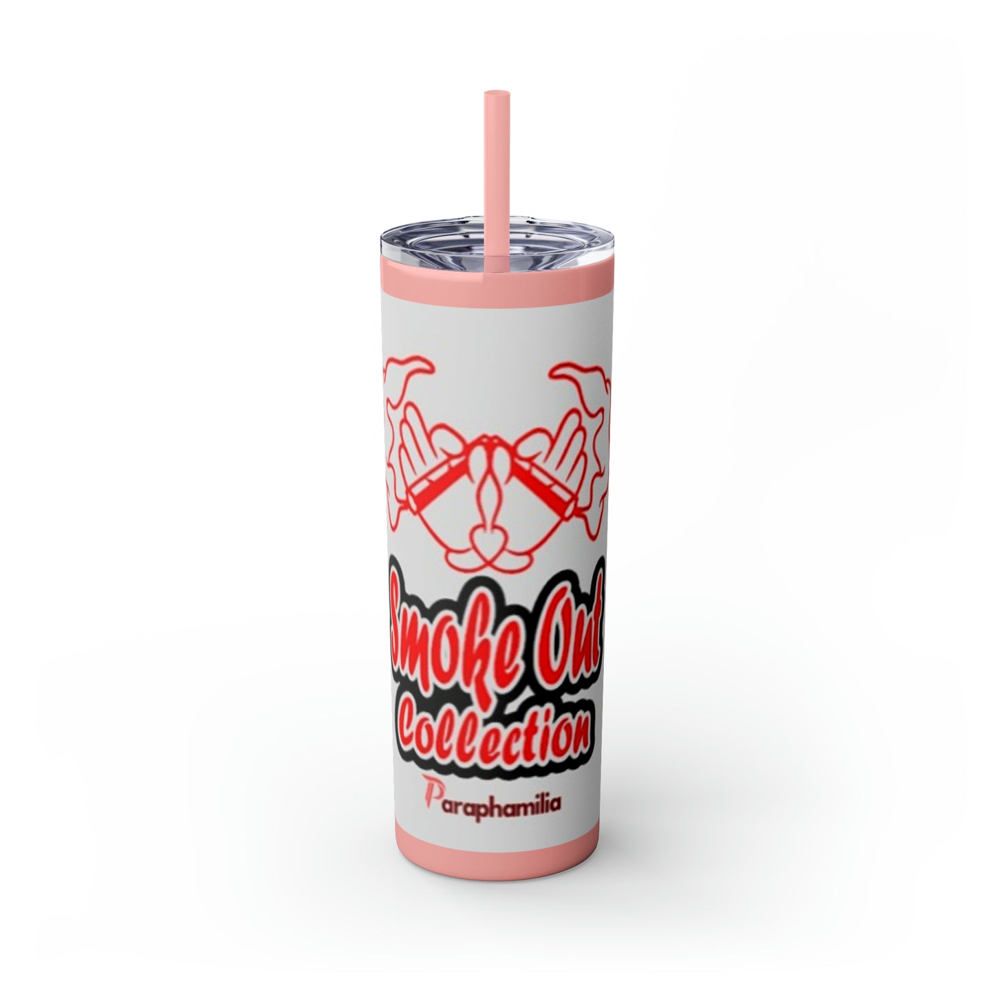 Skinny Tumbler with Straw, 20oz - Multiple Colors Available