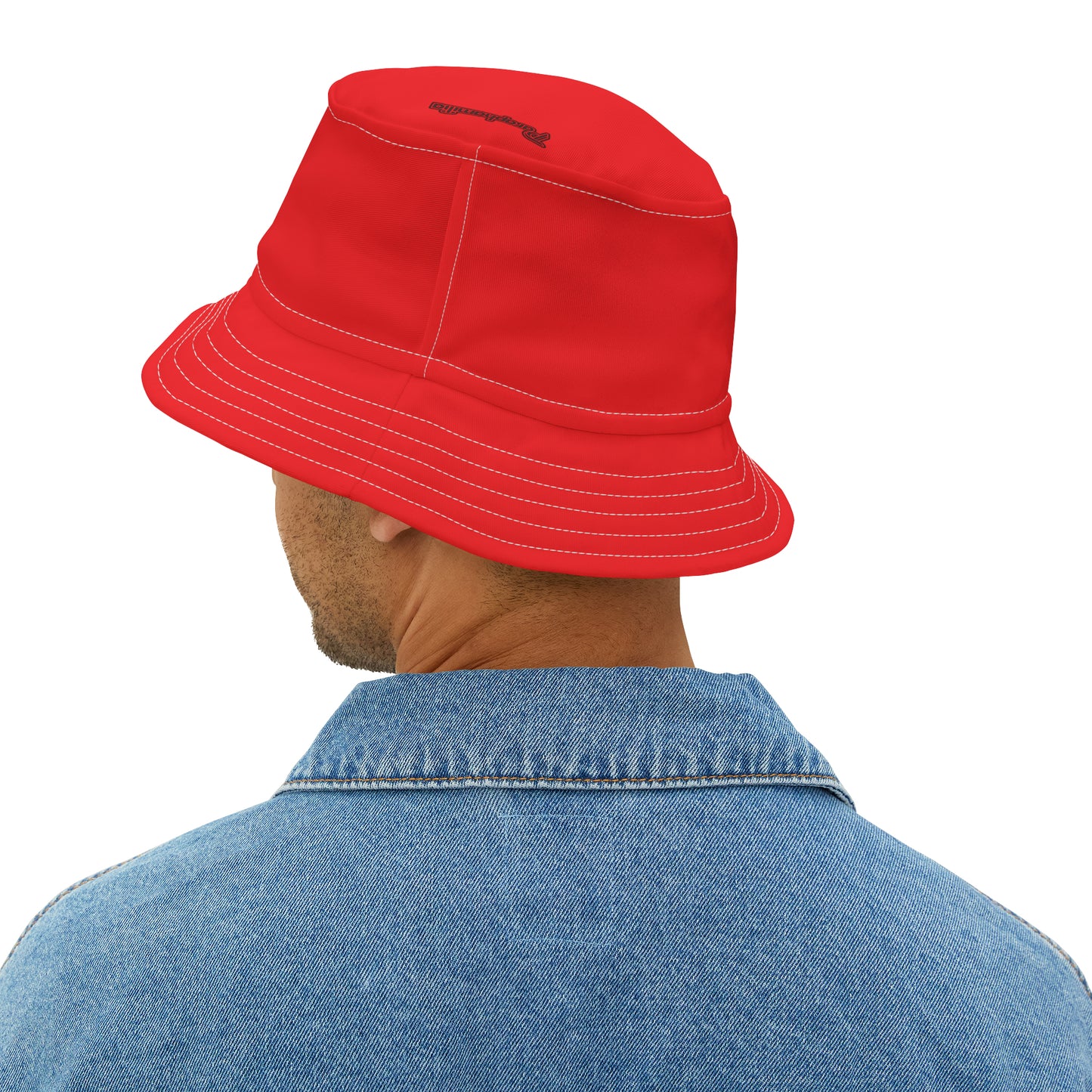 Bucket Hat - Red/Black