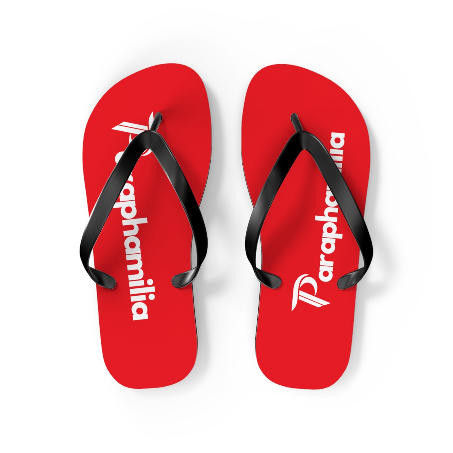 Phamilia Flops (Unisex) Red/White