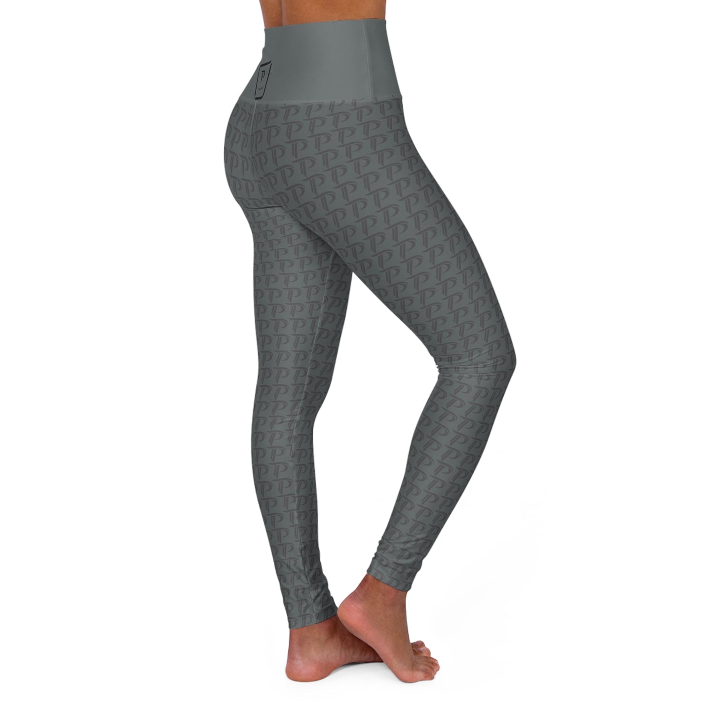 P print High Waisted Yoga Leggings