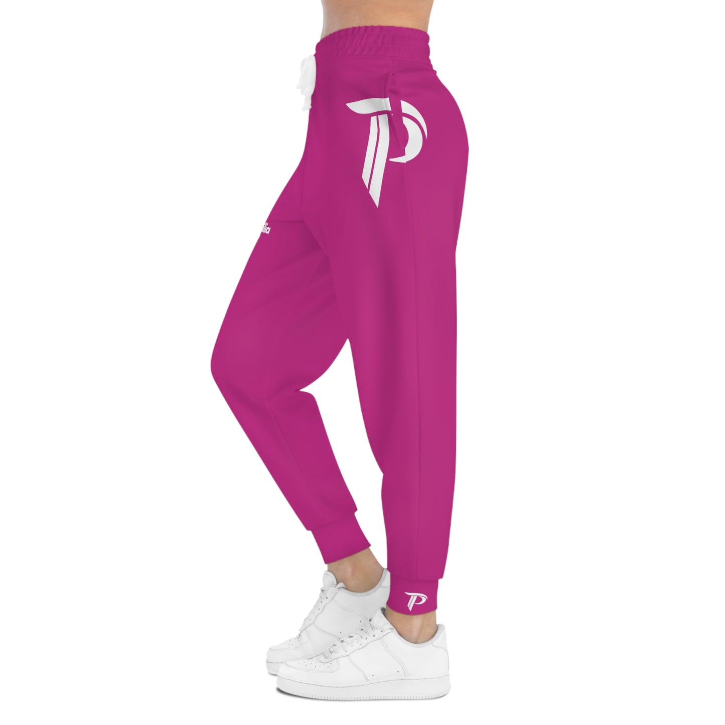 Women's Athletic Joggers Pink/White