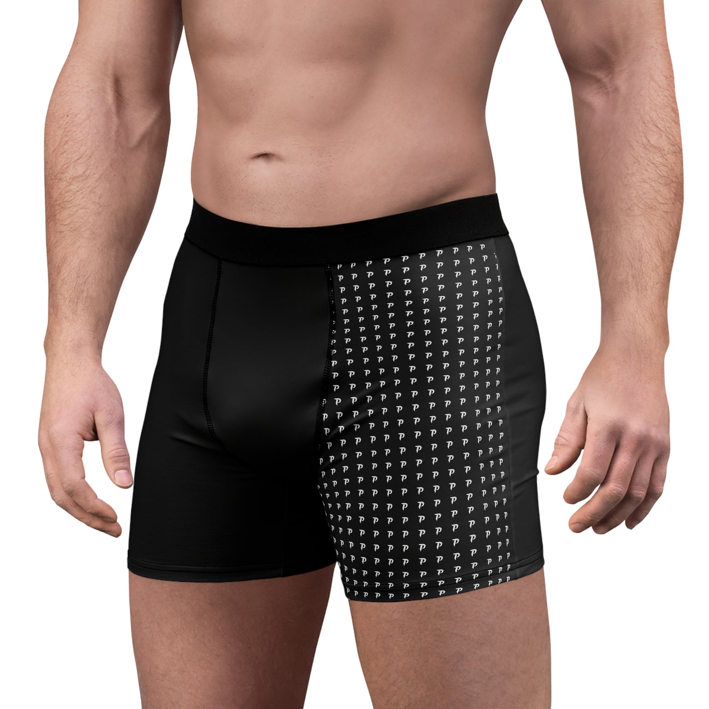 Men's Boxer Briefs Black/White