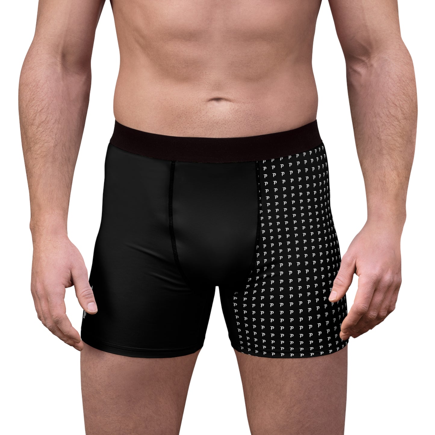 Men's Boxer Briefs Black/White