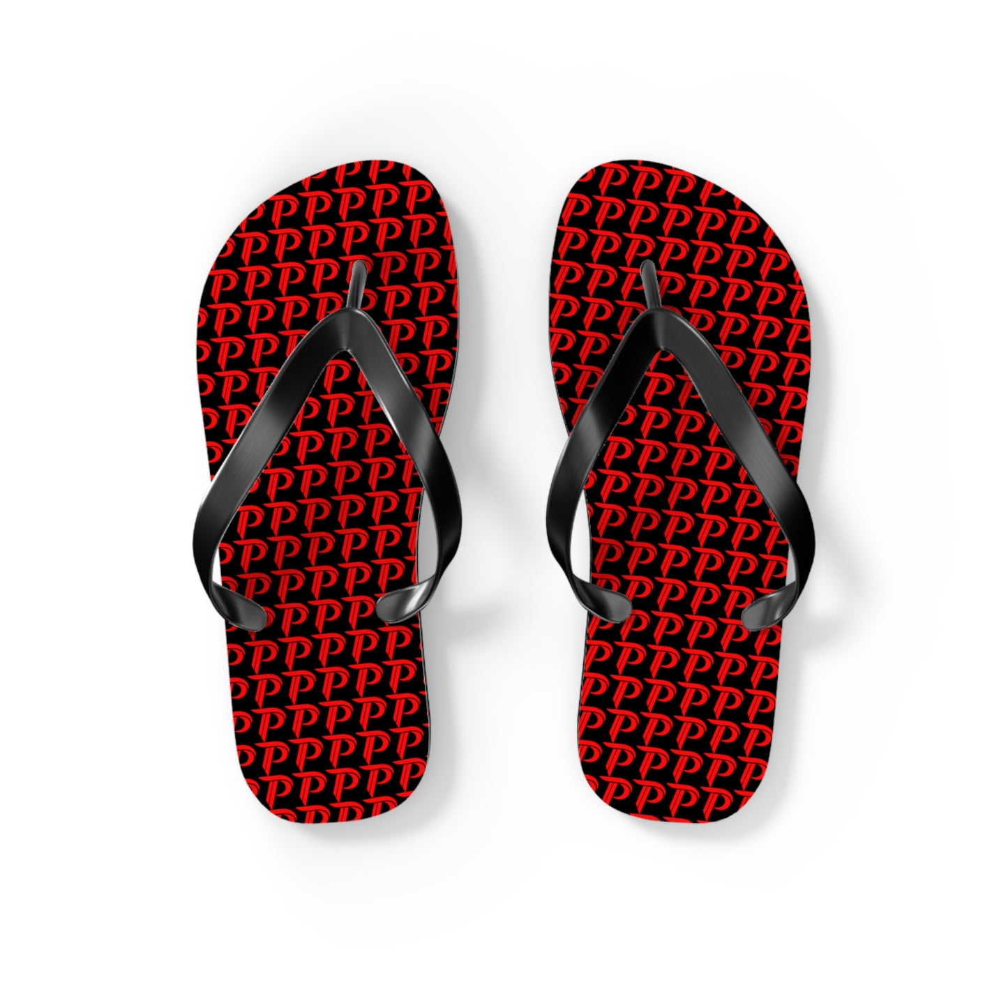 Phamilia Flops P Print       (Unisex) Black/Red