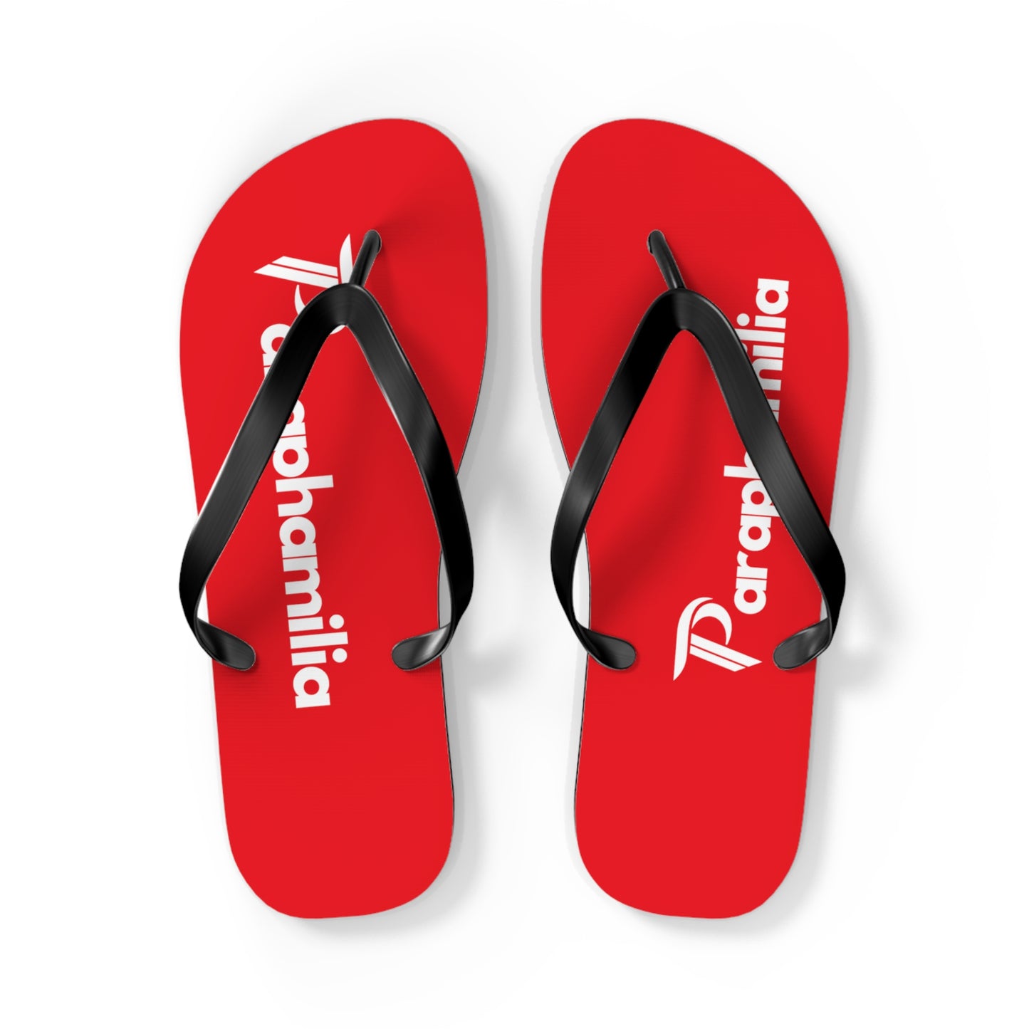 Phamilia Flops (Unisex) Red/White