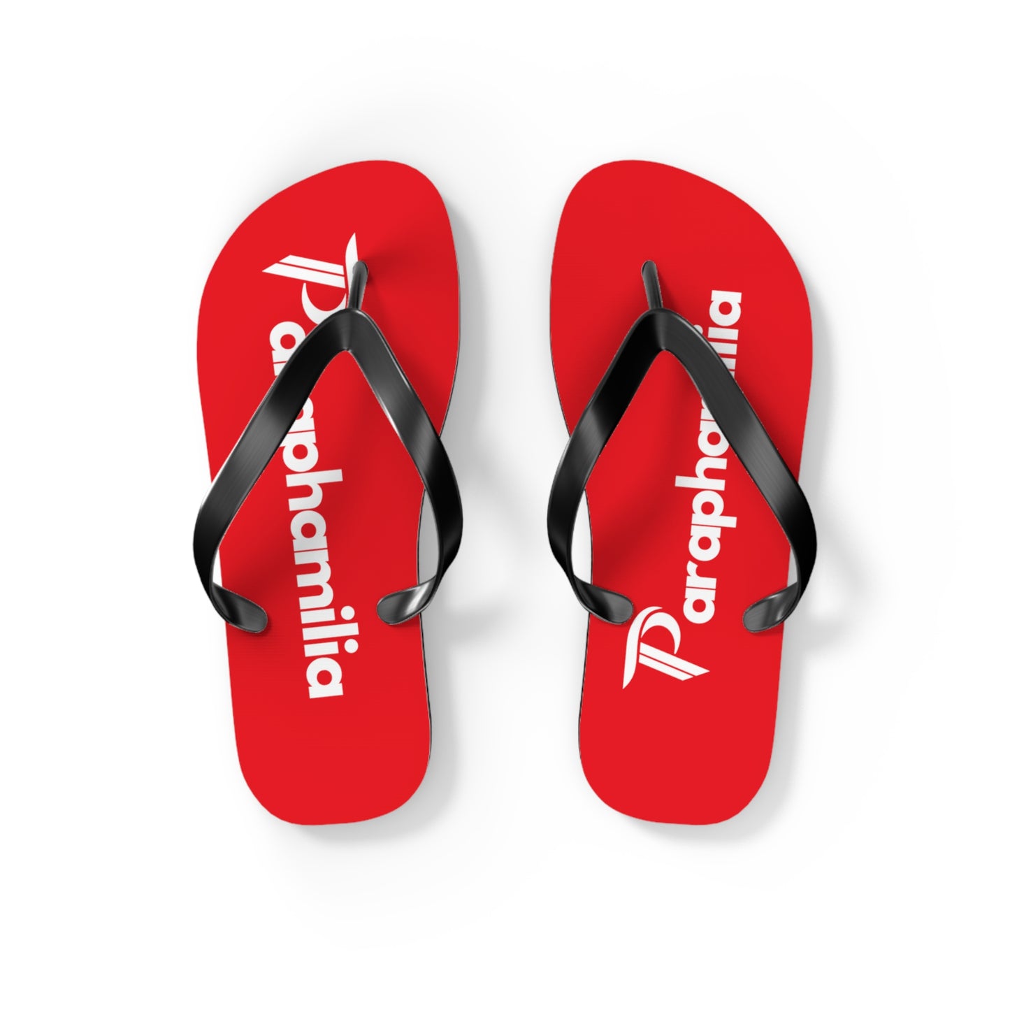 Phamilia Flops (Unisex) Red/White