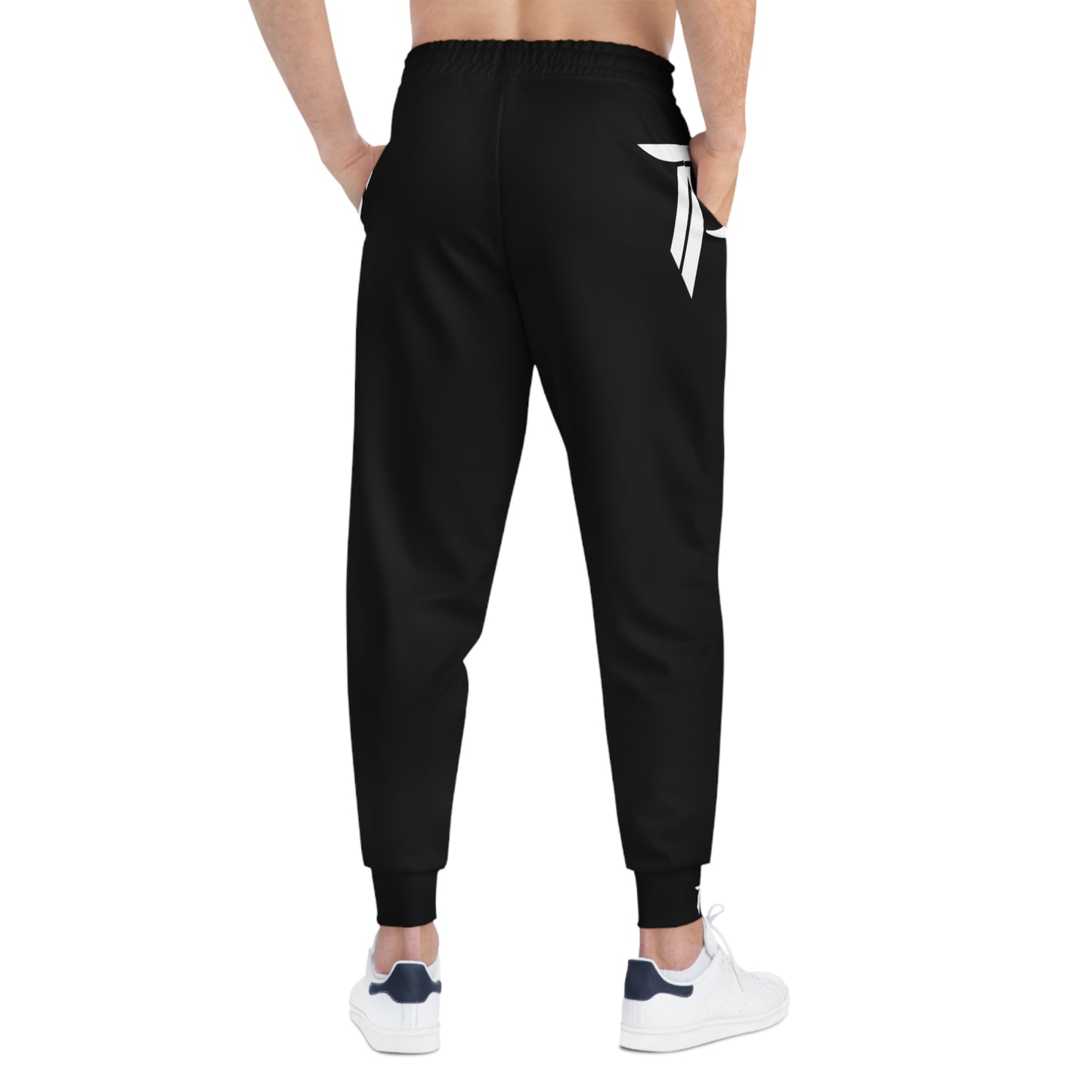 Women's Athletic Joggers Black/White