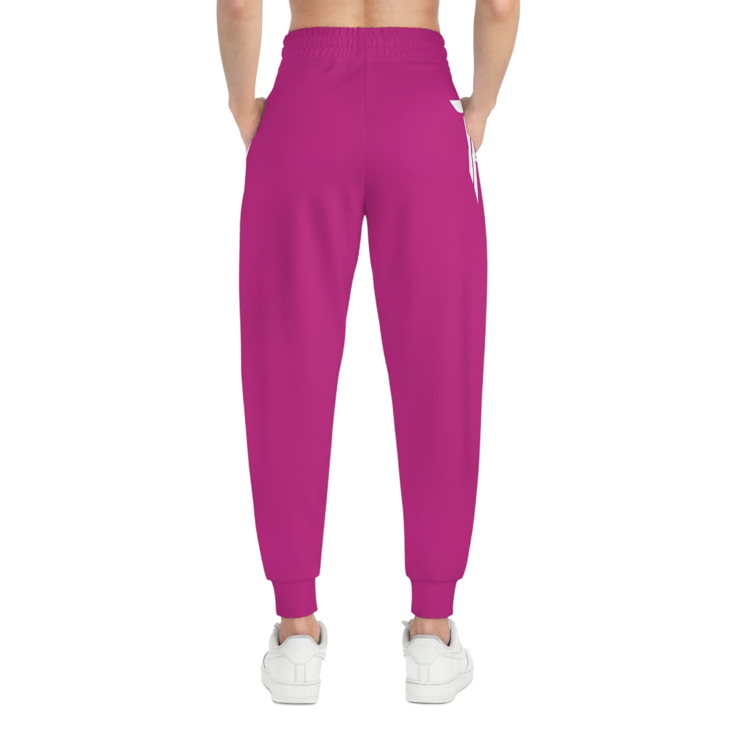 Women's Athletic Joggers Pink/White